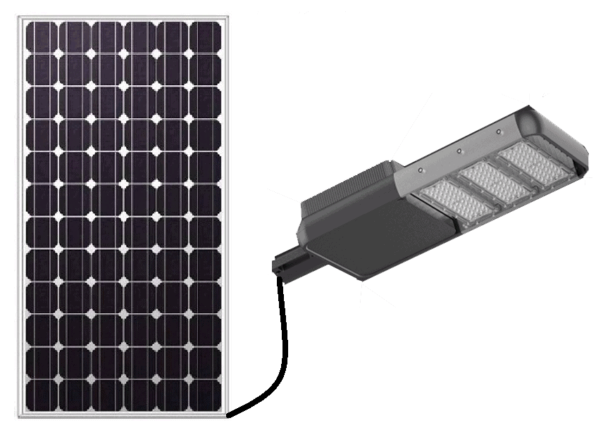 50w All In Two Solar Street Light 副本 副本 副本